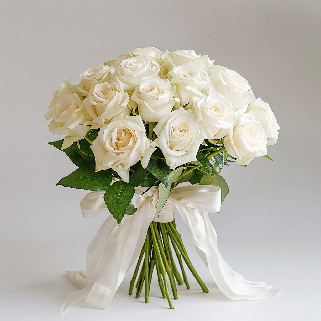 White Rose Bouquet